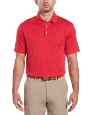 Pga Tour Men's Big & Tall Airflux Solid Mesh Polo Shirt