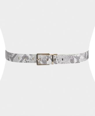 Women's Reversible Leather Pant Belt 