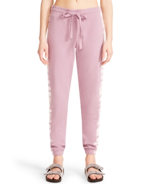 Madden Girl Juniors' French Terry Tie-dye Joggers In Dusty Lavender