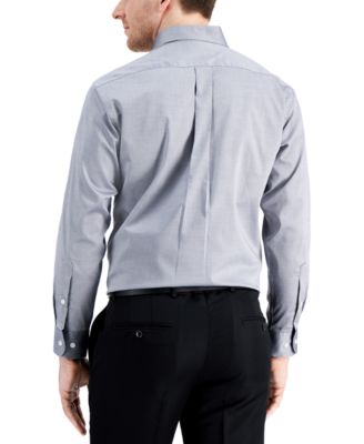 Men's Regular Fit Pinpoint Dress Shirt, Created for Macy's