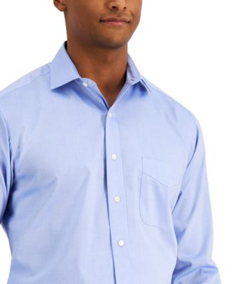 Men's Regular Fit Pinpoint Dress Shirt, Created for Macy's
