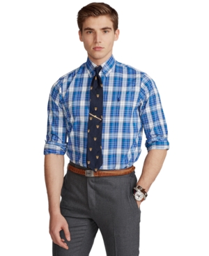 Polo Ralph Lauren Men's Big & Tall Plaid Performance Shirt