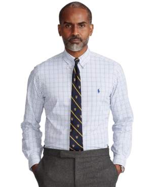 Polo Ralph Lauren Men's Big & Tall Plaid Performance Shirt