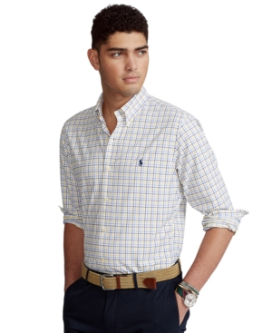 Polo Ralph Lauren Men's Big & Tall Plaid Performance Shirt