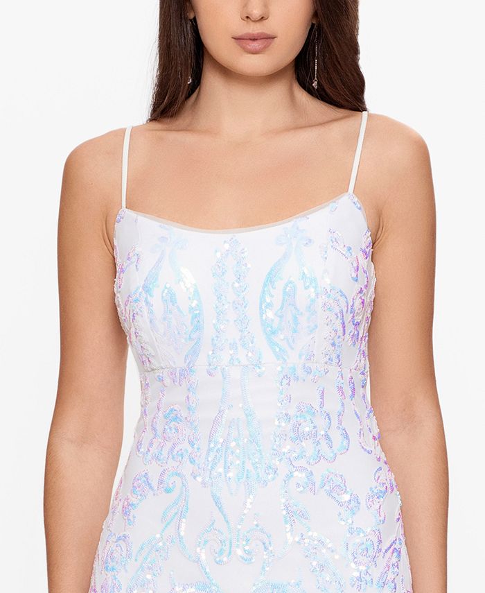 Betsy & Adam Sequinned Gown & Reviews - Dresses - Women - Macy's