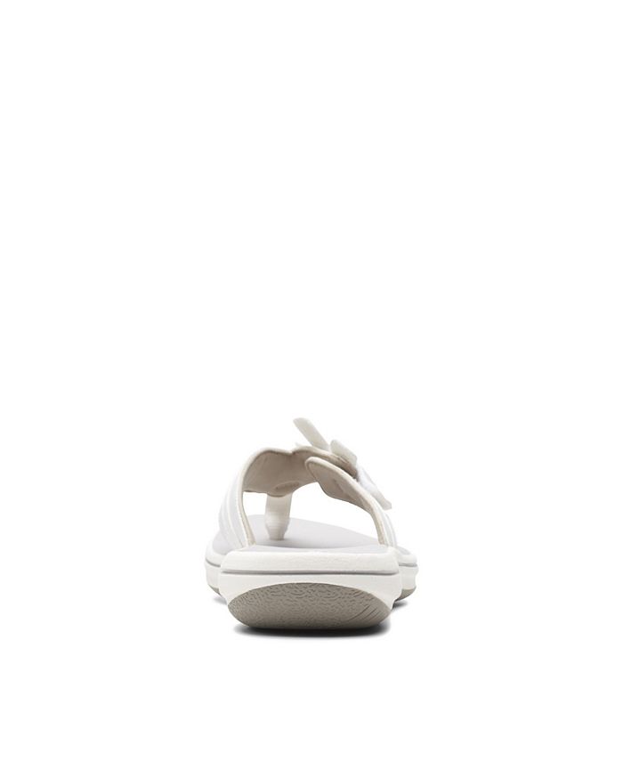 Clarks Tongs Brinkley Flora pour femme, Bright Cor