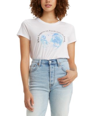 Levi's - Cotton Graphic-Print Surf T-Shirt