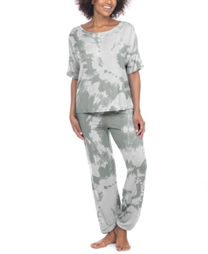 Honeydew Women's Sun Lover Lounge Set In Greytiedye