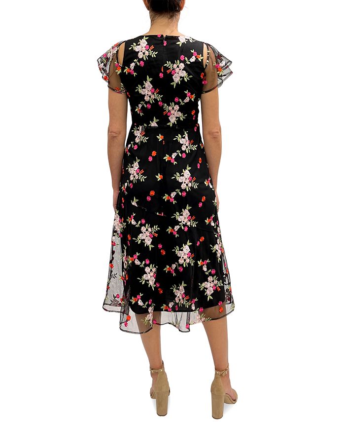 Sam Edelman Embroidered Midi Dress - Macy's