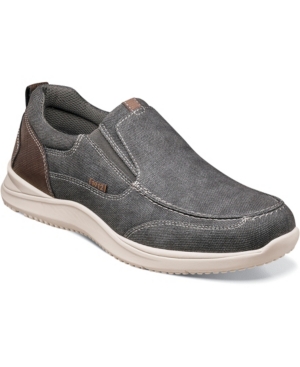 Nunn Bush Men's Conway Canvas Moc Toe Slip-On Loafer Men's Shoes