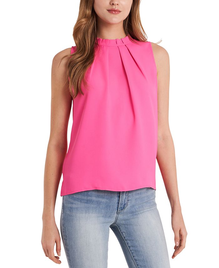 Vince Camuto Pleated Top - Macy's