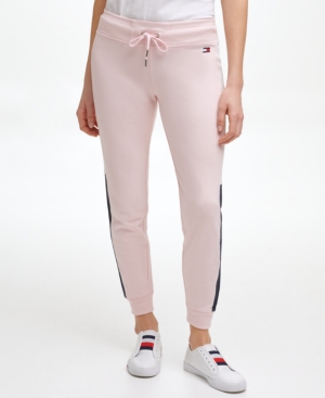 Tommy Hilfiger Sport Women's Flag Color Block Terry Jogger