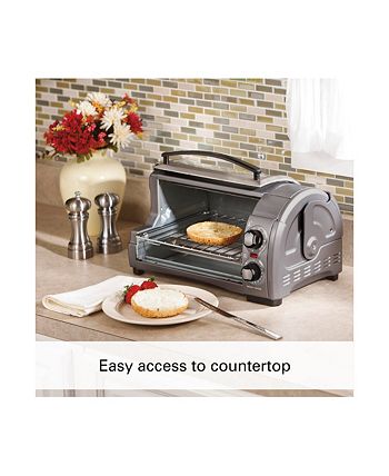 Hamilton Beach Easy Reach Toaster Oven with Roll-Top Door - Macy's