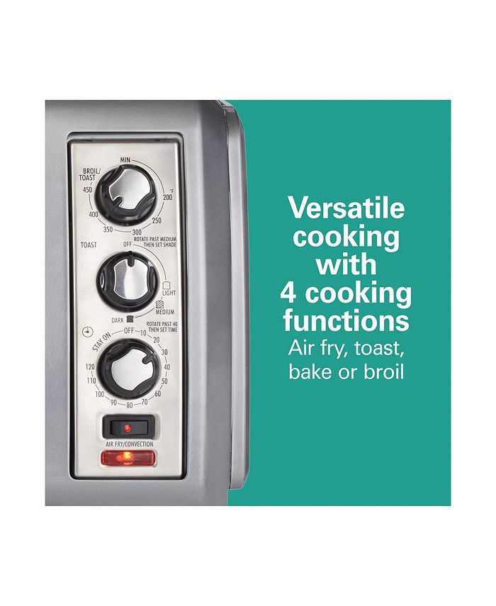 Hamilton Beach SureCrisp Air Fryer Countertop Toaster Oven with Easy