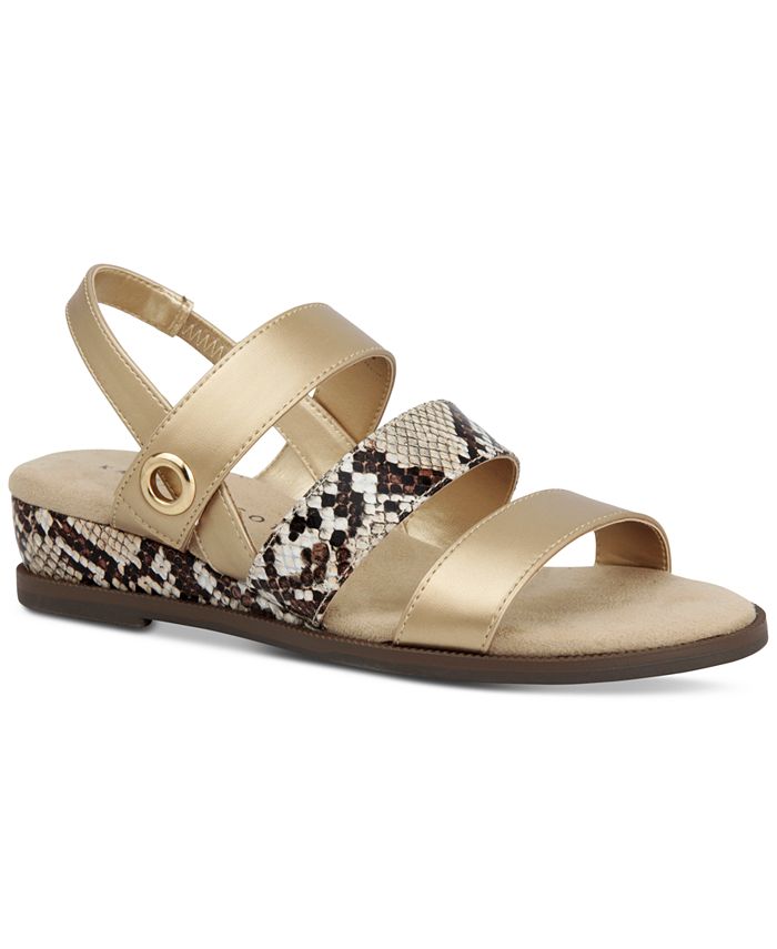 Karen Scott Xeena Three Strap Slingback Sandals Created for