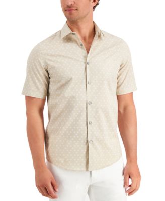 Men's Geo Print Shirt, Created for Macy's 