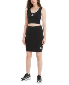 Women's Classics Ribbed Fitted Skirt