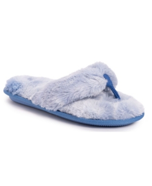 Shop Muk Luks Women's Maren Thong Slipper In Blue Cloud