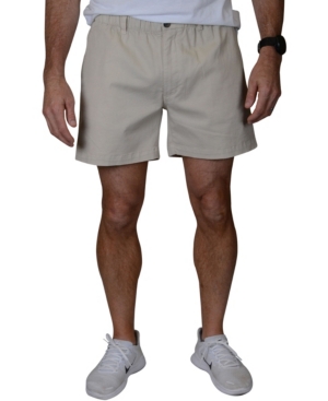 Vintage Men's Elastic Waist Pull-on 5.5" Shorts In Stone