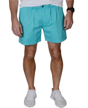 Vintage 1946 Snappers Elastic Waist 5.5 Inch Stretch Shorts In Caribbean