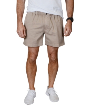Shop Vintage Men's Elastic Waist Pull-on 5.5" Shorts In Khaki