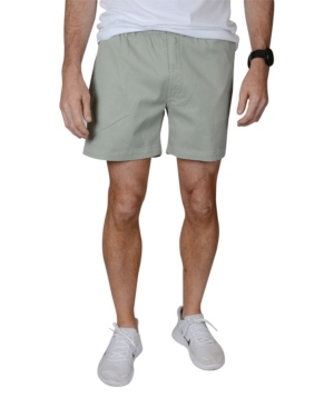 Vintage Men's Elastic Waist Pull-on 5.5" Shorts In Sage