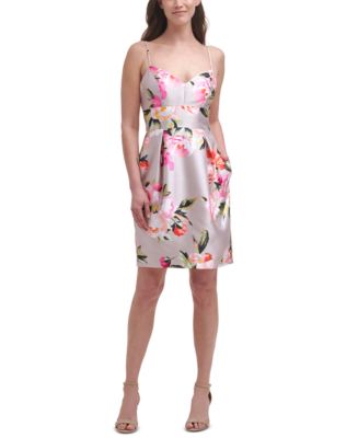 Eliza J Floral-Print Dress - Macy's