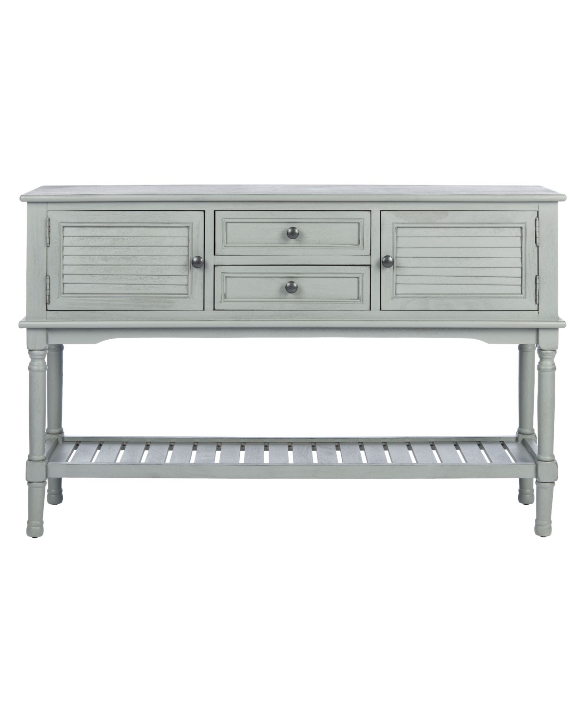Safavieh Tate 2 Drawer 2 Door Console Table In Gray