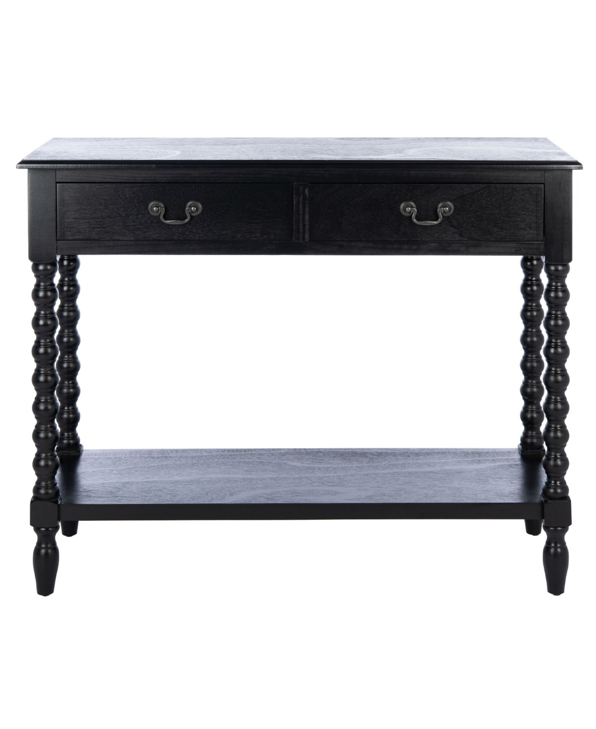 Safavieh Athena 2 Drawer Console Table In Black