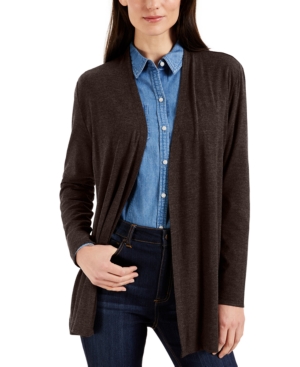 Karen Scott Open-Front Cardigan Created for Macy's