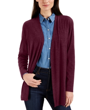 Karen Scott Open-Front Cardigan Created for Macy's