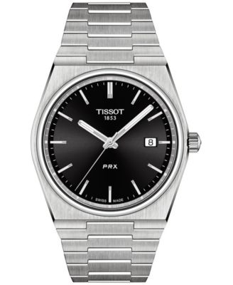 Tissot Men s Swiss PRX Stainless Steel Bracelet Watch 40mm Macy s