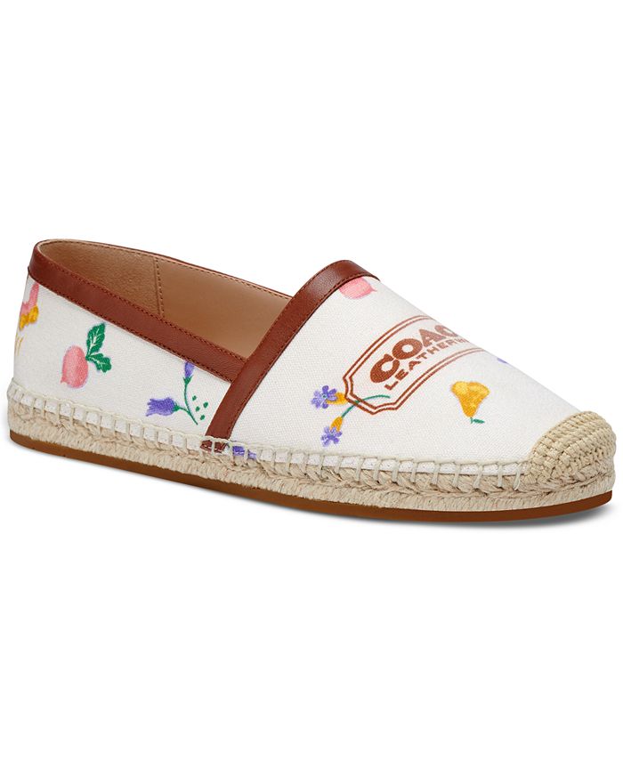 COACH Women's Charlie Espadrille Flats & Reviews - Flats & Loafers - Shoes  - Macy's