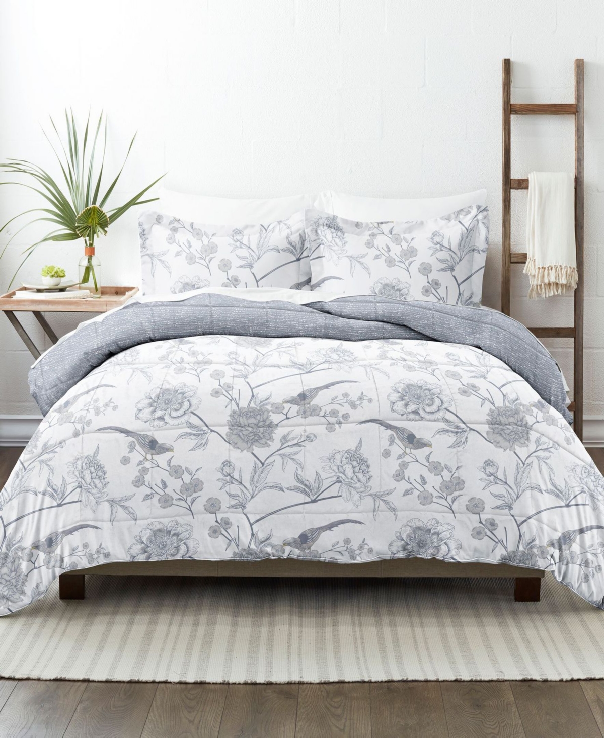 ienjoy Home Molly Botanicals Reversible 3-Pc. Comforter Set