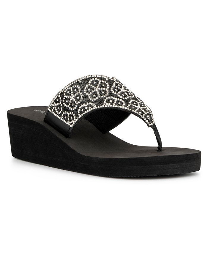 Olivia Miller Women s Bora Bora Wedge Sandals Macy s