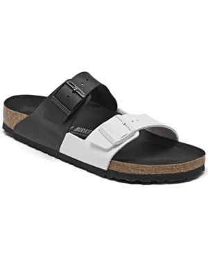 Birkenstock Arizona Series Fashion Black White Colorblock Version Sandals