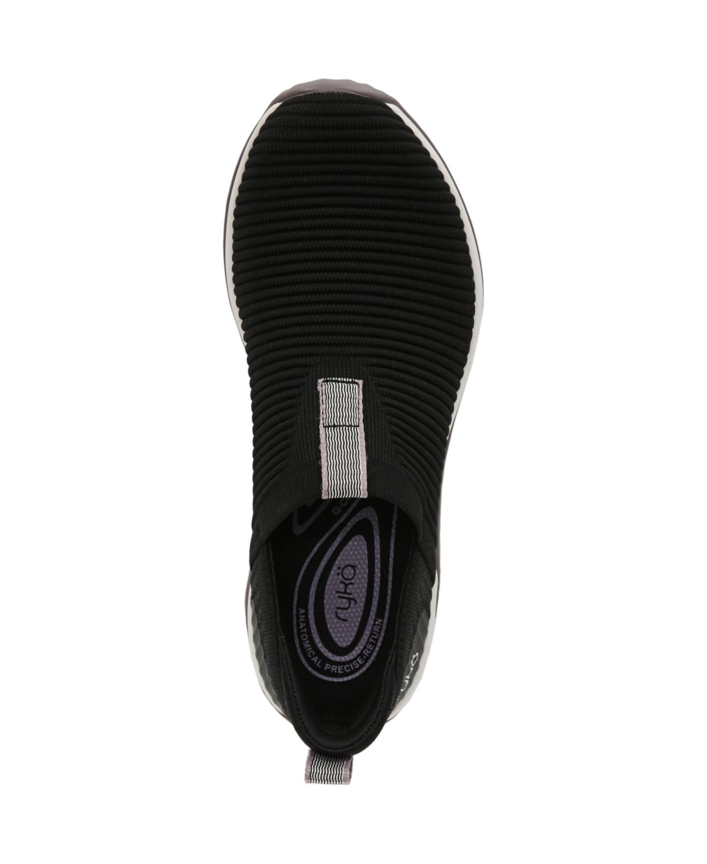 Женские кроссовки Ryka Echo Knit Slip On, цвет: Чёрный, вариант 1 — фото 5