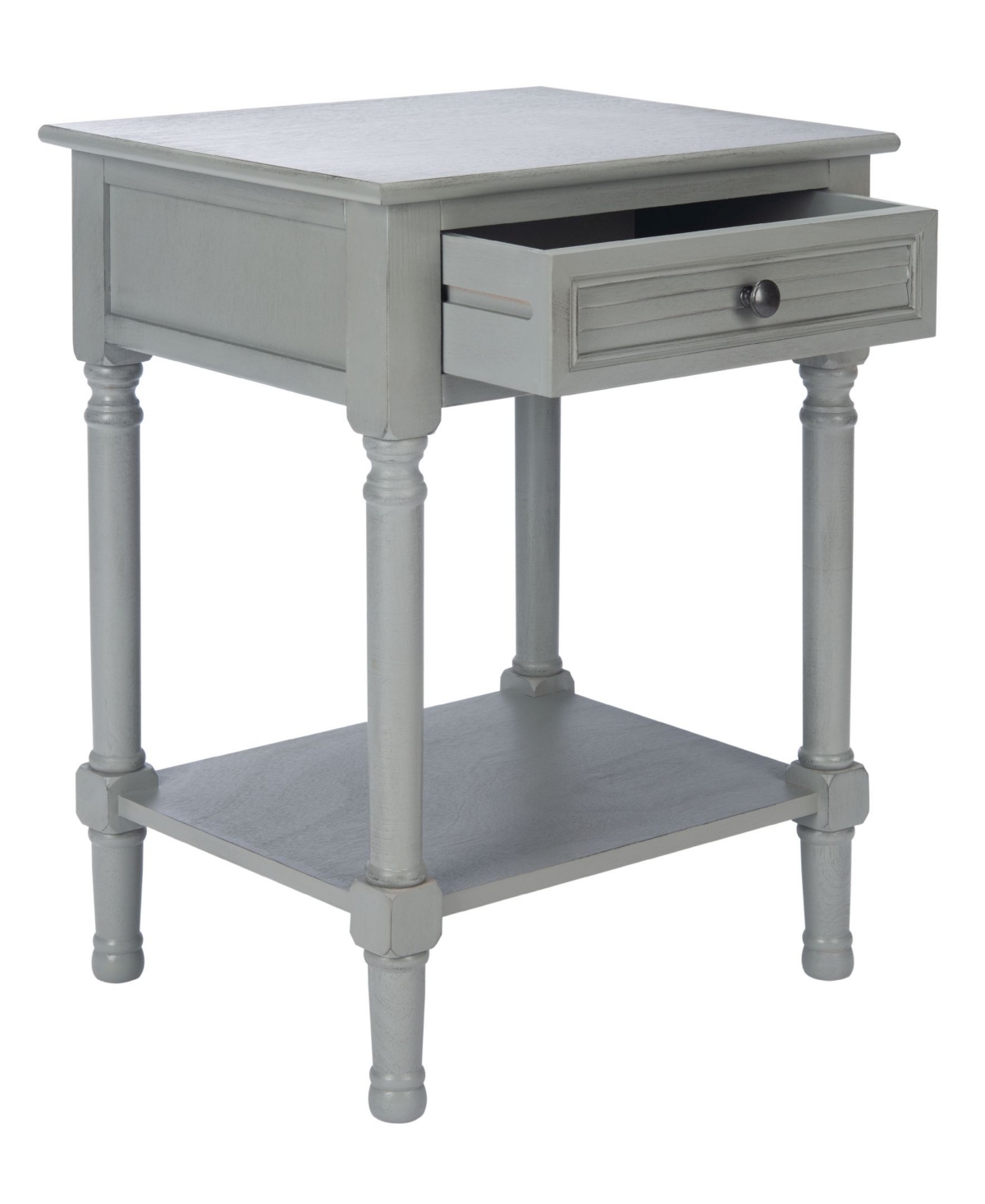 Safavieh Haines 1 Drawer Accent Table In Gray