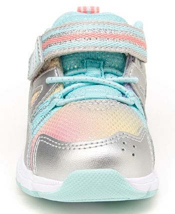 Stride Rite Children's Made2Play Player Sneaker in Pink Multi - Daniels Shoes