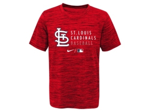 Nike Kids' Youth St. Louis Cardinals Velocity T-shirt In Red