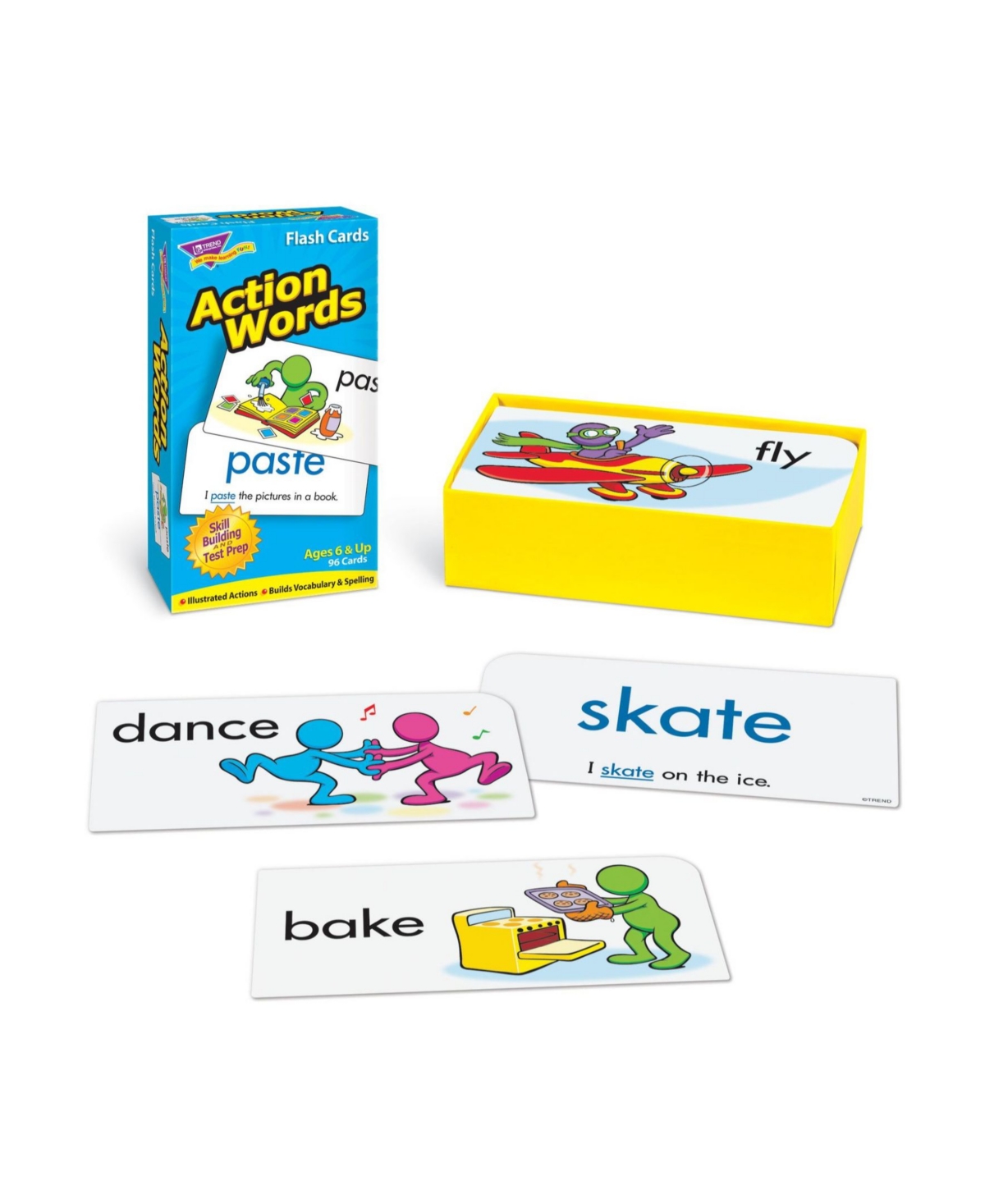 Shop Trend Enterprises Action Words Skill Drill Flash Cards In Open Misce