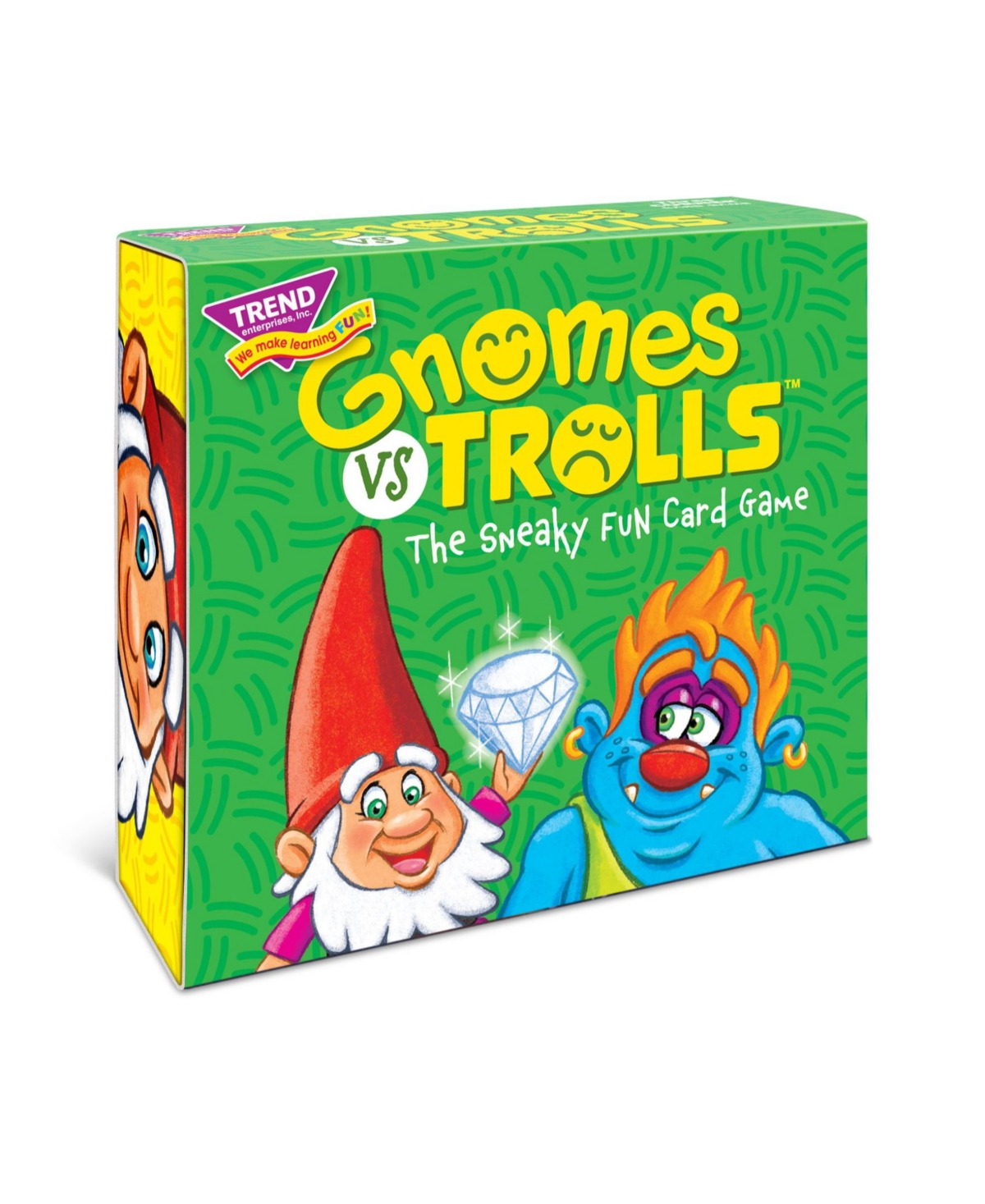 Trend Enterprises Gnomes Vs Trolls Three Corner Card Game In Open Misce