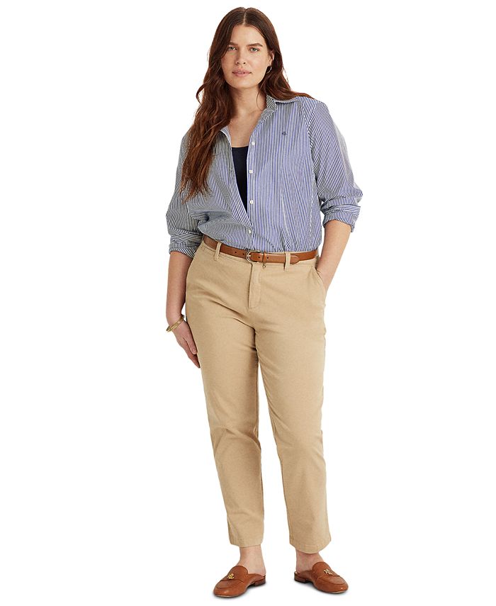 slim fit stretch chino pants