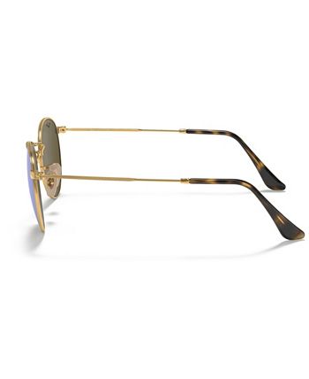 Ray-Ban Sunglasses, RB3447N ROUND FLAT LENSES - Macy's
