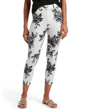 Graphite Rose Ultra Soft Denim High Waist Capri Leggings