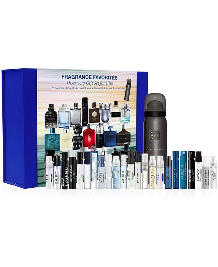 Created For Macy's 23-Pc. Fragrance Favorites Discovery Sampler Gift Set  For Him, Created for Macy's - Macy's