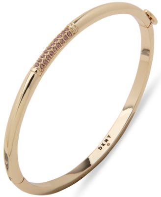 DKNY - Pav&eacute; Cylinder Bangle Bracelet