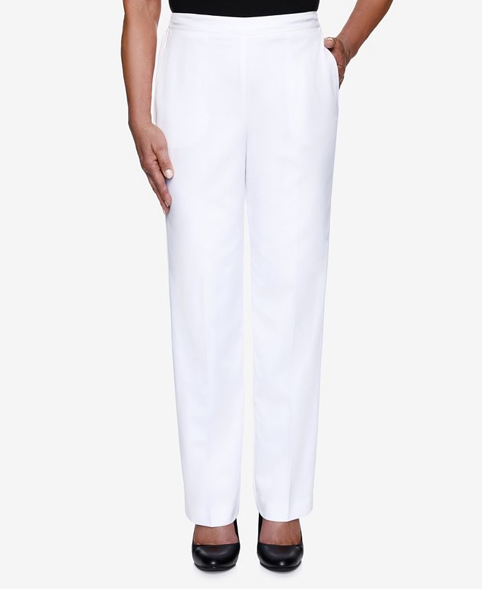 Alfred Dunner Women's Missy Anchor's Away Proportioned Medium Pant - Macy's