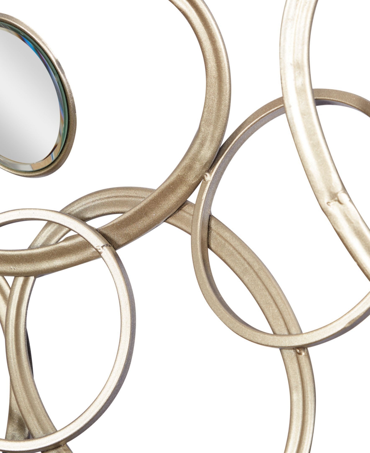 Glam Ornamental Metal Wall Decor - Silver-tone