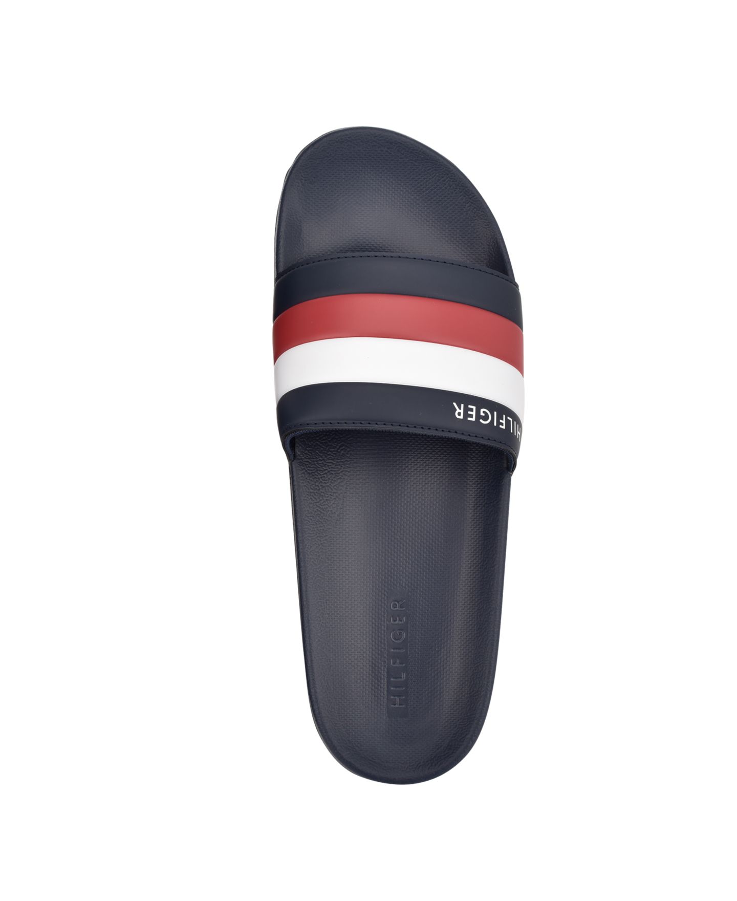 Мужские сандалии Tommy Hilfiger Rozi Global Stripe Branding Pool Slide, цвет: Тёмно-синий — фото 4